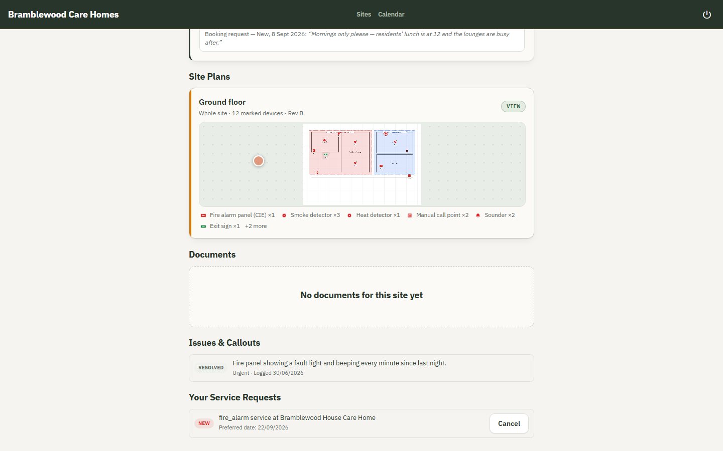 A plain-English site summary